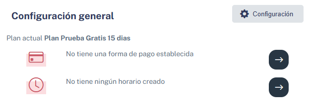 factueca escritorio configuracion general